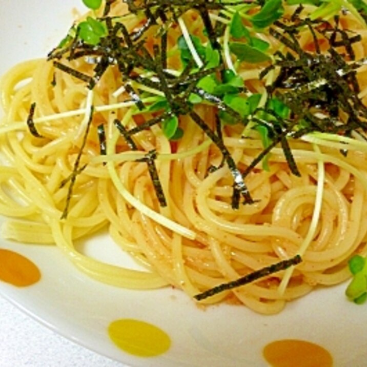 簡単☆大人のたらこパスタ